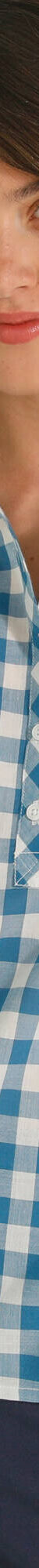Blouse à carreaux, manches courtes à revers (bleu) Blouse à carreaux, manches courtes à revers (bleu)